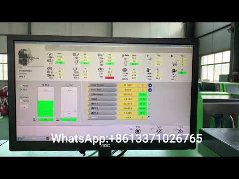 CR708 Common Rail Pump Testing