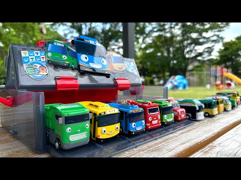 Tayo The Little Bus☆Collect and store Tayo's cars in the park!