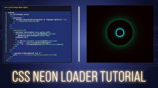 Create a Neon Glow Ripple Loader with CSS - Stunning Animation Tutorial