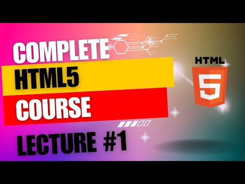 Unveiling Complete HTML Course| Lecture 1|Basics of Tags, Attributes, and DOM for Beginners#html