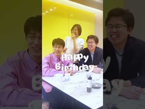 チーム京大・講師阿部くんのHappy Birtgday!
