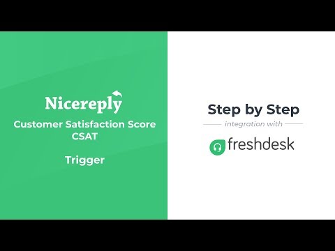 Setting up Nicereply CSAT trigger in Freshdesk