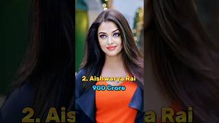 Top 10 Richest 🤑 Bollywood Actress In 2025 #shorts #shortsfeed #richest #bollywoodactresses