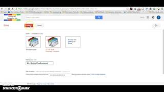 Google SItes  - Create Your Site