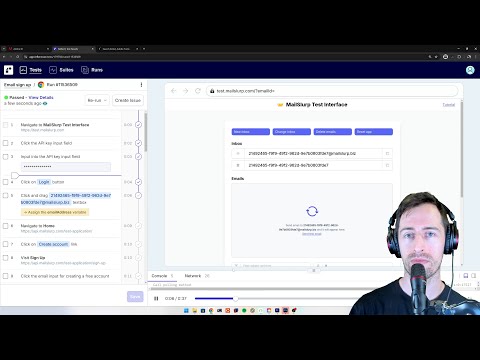 No code automation email testing tutorial