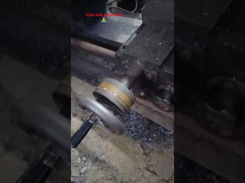 Lathe machine plate scoring🛠⚒️🗜#trending #shorts #youtubeshorts #ytshorts