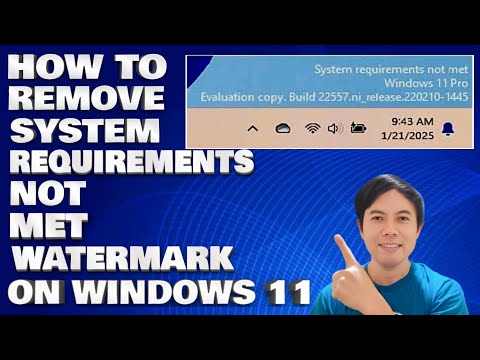 How To Remove System Requirements Not Met Watermark on Windows 11