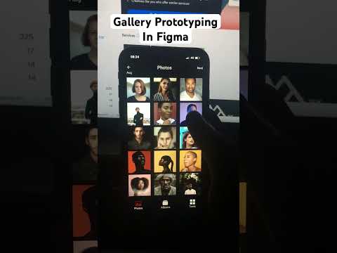 Image gallery prototyping in Figma #figma #prototyping #prototype #productdesign #uxdesign #uidesign
