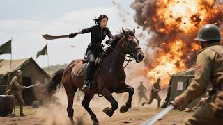 特工電影】村民慘遭日軍屠殺，美女特工被激怒了！一人殺進日軍大營復仇！⚔️ 抗日 MMA _ Kung Fu #action  #女特工電影 #槍戰 #動作 #抗日電影