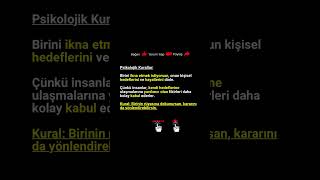 İnsanları İkna Etmenin Altın Anahtarı! #farkındalık #zihingücü #psikoloji #hayat #shorts #sözler