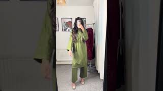 Elevate Your Wardrobe with This Stunning 2pc Khaki Kurta #fok #pakistan