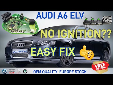 A6 Steering Lock ⭐DIY Fix⭐ No Ignition Audi A6 Link For Parts⭐J518 4F0905852