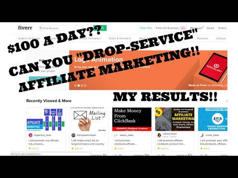 Can You Get Started With Affiliate Marketing with Drop-Servicing?! | My Results with Drop-Servicing!