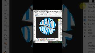 CorelDRAW x7 3D text design ! 3D text effect ​ #coreldrawtutorial​ #designtips​ #coreldraw​#youtube