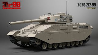 2025新型99式主战坦克全方位深度评测 | Type 99A 解密中国装甲力量之王！
