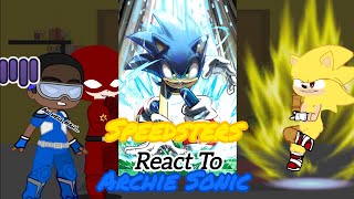 Speedsters React To Archie Sonic |by @officialdivine..|