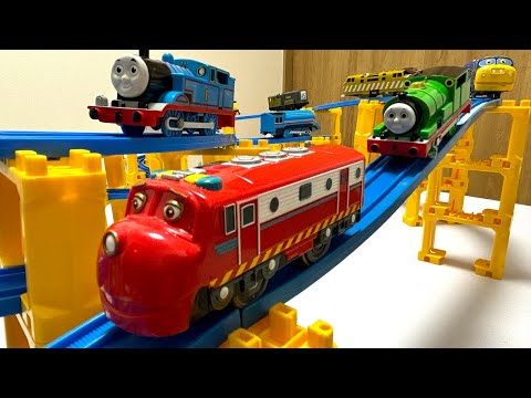 Chuggington & Thomas the Tank Engine (Plarail) ☆ Three spiral staircases