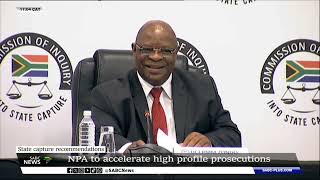 State Capture Recommendations | NPA to accelerate high profile prosecutions