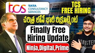 🔥TCS Finally FREE Hiring | TCS Ninja, Digital, Prime | TCS Codevita  | This is Vidhey