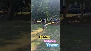 Yewon doing cartwheel with the song ‘Golden’ #golden#iloveRumi#rumi#kpop #kpopdemonhunters 😍😍