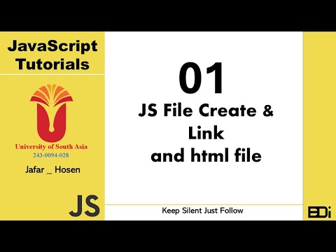 JavaScript File Create with html file connect