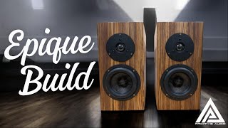 Epique Bookshelf Speaker Build #bookshelf #bookshelfspeakers #homeaudio #audiophile #highendaudio