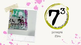 7- Cubed a Mixedmedia Art challenge by The Ugly Art Club 