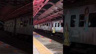 夜深了，E414本務，環島彩繪列車準備返回基地。 #環島之星