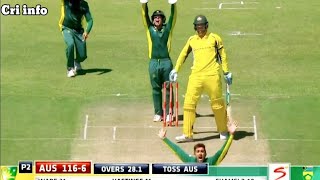 Kyle Abbott & Tabraiz Shamsi Destroy Australia Team Bating Lineup / Cri Info