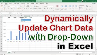 Dynamically Update Chart Data with Drop-Down List in Excel