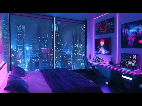 1980s & 90s Lofi Hip Hop Beats 💽 Retro Vibes & Nostalgic Ambience 🌆 Lofi Rain Playlist