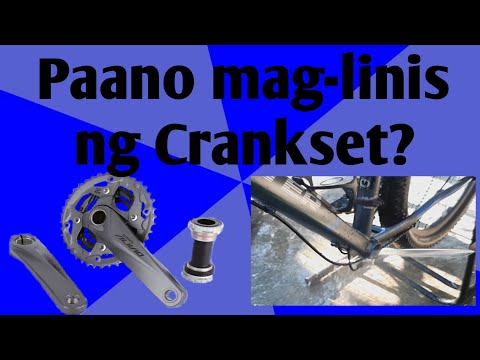 Paano mag linis ng crankset?