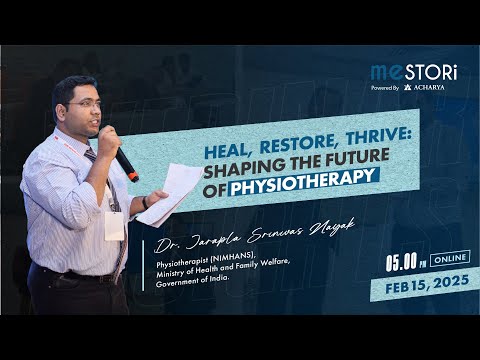 Webinar by Dr. Jarapla Srinivas Nayak | Physiotherapy | Shaping the Future of Physiotherapy #webinar
