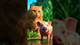 Moti_billi_suvar_khane_chali_thi_#aivideoshorts #cartoon #shortsai #ai