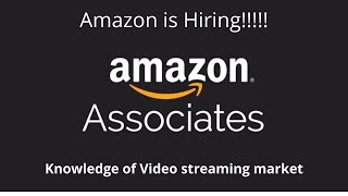 Amazon is hiring || Digital Content Associate || WFH 2021