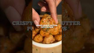 GARLIC BUTTER POTATO POPS #recipe #recipes #food #potato #potatoes #garlic #butter #snack #snacks