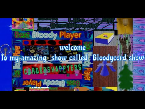In this ep of bloodycord show  i will show u my card that r done ep 3