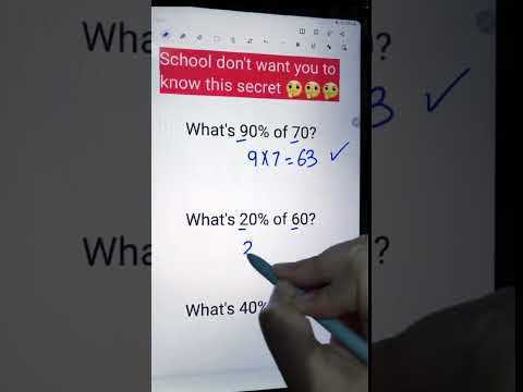 School don't want you to know this secret 🤔 #maths #mathexam #mathtutor #mathstricks #matholympaid