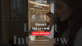 IT Job for Freshers - Chennai | Direct Interview | #tamiljobs #jobupdate