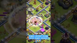 attack strategy for th13 #superarcherblimp #cocattacks #th13attacks #coc #strategies
