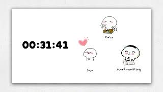 1-HOUR STUDY WITH ME | Pomodoro timer 2x35 | Study & Work | Deep Focus | Lofi Chill  😊