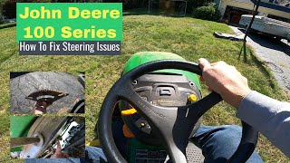 Steering Sector & Pinion Gear Replacement - John Deere D Series Riding Mower