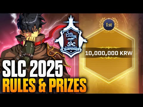 Global Championship SLC 2025 - EVENTS, PRIZES & RULES (Solo Leveling ARISE)