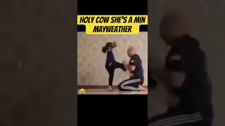 Holy cow She’s a Mini Mayweather