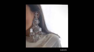 girl stylish unique dp photo pose idea|heavy earring design#viral#trending#yt#short#girlish@sathiya