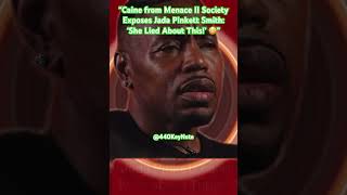 “Caine from Menace II Society Exposes Jada Pinkett Smith: ‘She Lied About This!’ 😳”