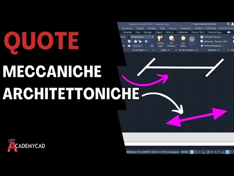 Parliamo delle QUOTE in AUTOCAD -AcademyCad