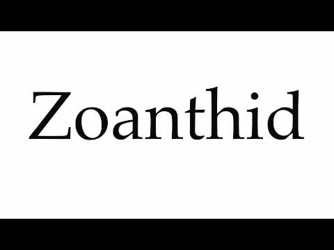 How to Pronounce Zoanthid