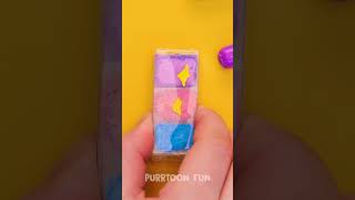🖤 Kuromi Fans! Let’s Make a Cute Stamp Keychain! 😍 So Fun! 📏