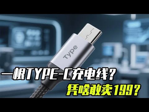 Why does a Type-C cable have the right to sell 199? Is this pricing an intelligent tax? #data line